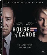 House of Cards: Season Four Complete Fourth Season (Blu-ray 2016 4-Disc Set) NEW - £11.09 GBP