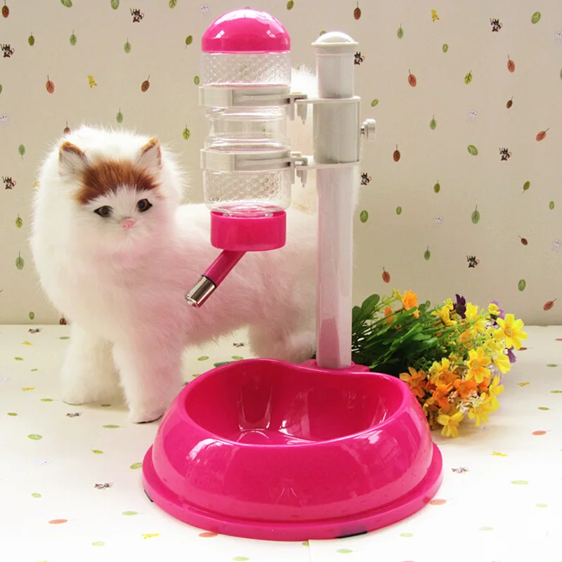 House Home Pet Cat Dog Water Drinker Dispenser Bottle Plastic Automatic Fountain - £38.03 GBP