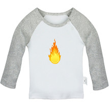 Nature Flame fire Pattern T shirt Newborn Baby T-shirts Infant Tops Graphic Tees - £7.91 GBP+
