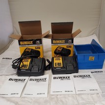 Lot of DEWALT DCB115 12-Volt to 20-Volt Lithium-Ion Battery Charger LOT 390 - £62.76 GBP