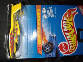 1996 Hot Wheels #385 Flamethrower Series 2/4 HYDROPLANE Yellow ReverseWingTampo - $7.88