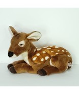 Webkinz Deer Plush Doe Fawn Stuffed Animal 12” Ganz No Code Sleepy Reali... - £19.46 GBP