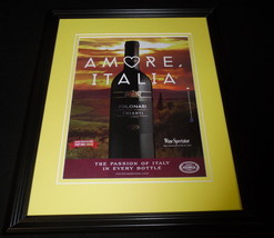 2015 Folonari Chianti Wine Framed 11x14 ORIGINAL Advertisement - £27.36 GBP