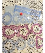 Creative Memories Custom Cutting System stencils set 13 &amp; mat &amp; blade ov... - $817.29 MXN