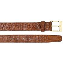 Men's Belvedere Belt Genuine Caiman Crocodile up to Size 44 Walnut # 1999 image 2