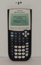 Texas Instruments TI-84 Plus Black White Graphing Calculator with generi... - $69.25