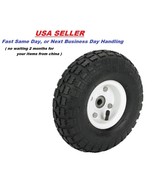 Qty 2, Tires, 10&quot; x 3&quot;, Pneumatic, Hand Truck, Go Kart, Pull Cart,  Air ... - $283.25 MXN