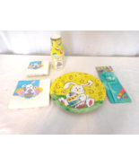 Easter Lot Paper Plates Napkins Cups Straw NEW Vintage - $266.83 MXN