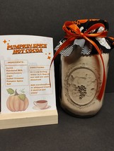 PUMPKIN SPICE Hot COCOA mix 32oz quart JarzOnJarz mason jar gifts - £19.18 GBP