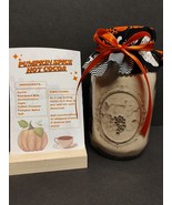 PUMPKIN SPICE Hot COCOA mix 32oz quart JarzOnJarz mason jar gifts - £18.87 GBP