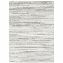 7 X 10 Gray and White Abstract Power Loom Area Rug - €383,59 EUR