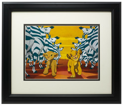 Walt Disney&#39;s The Lion King Framed I Can&#39;t Wait to Be King 11x14 Photo - £60.77 GBP