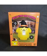 Hello Kitty Pompompurin Witch Hat &amp; Ghost Light Up Halloween Yard Inflat... - $522.27 MXN