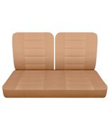 Fits 1942 Ford sedan 2 door front seat covers 50-50 top solid bottom tan - €69,17 EUR
