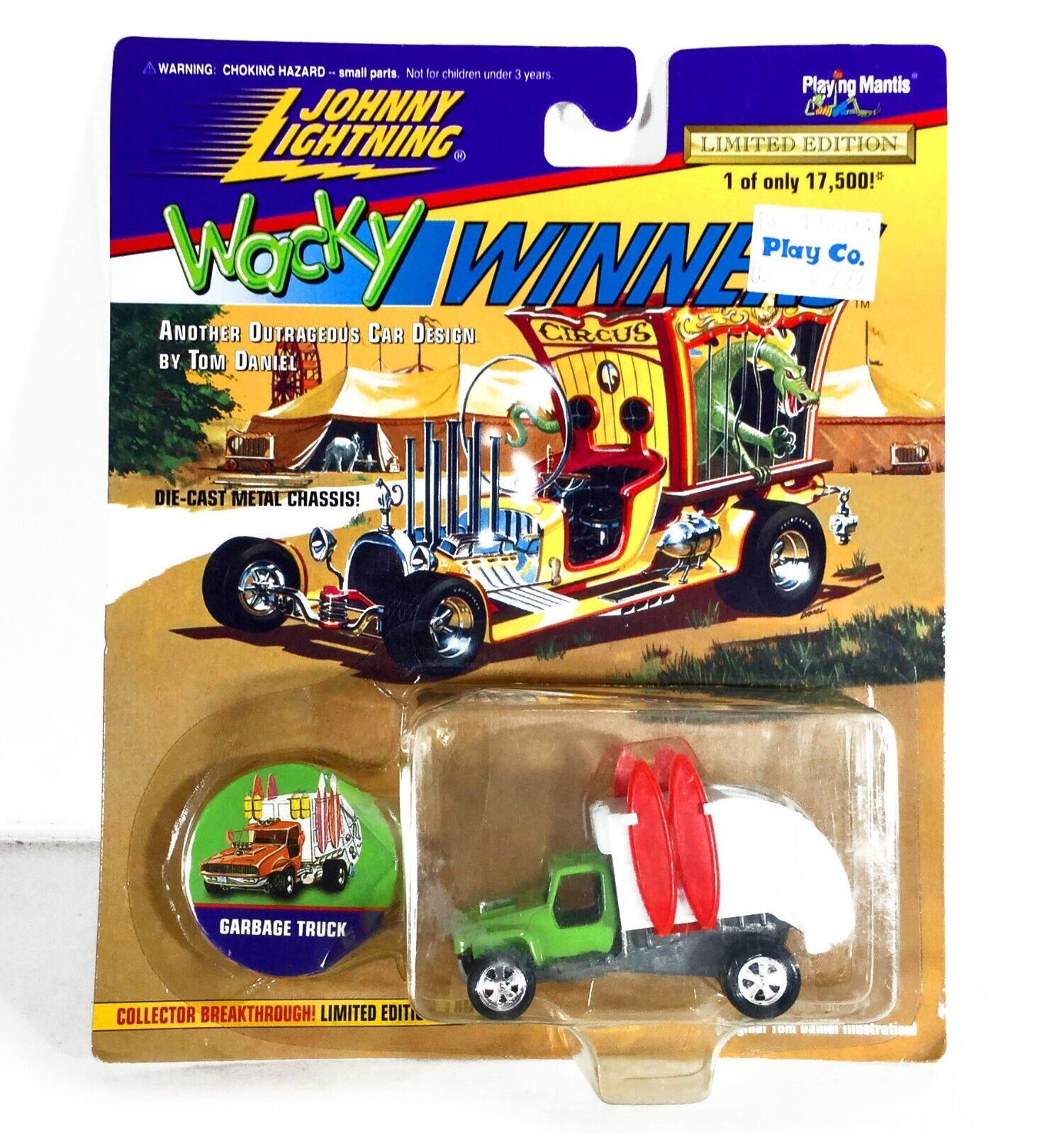 Johnny Lightning Wacky Winners - Garbage Truck Limited Ed (NEW) by Tom Daniel - $12.18