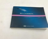 2014 Kia Cadenza Owners Manual OEM K01B17017 - $26.99