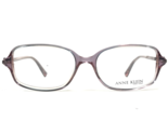 Anne Klein Eyeglasses Frames AK8042 131 Clear Gray Purple Square 51-16-135 - $51.22
