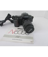 Nikon AF N6006 Film Camera Nikkor 35-80mm f=4-5.6 w/Tamron F Tele-converter - $559.52 MXN