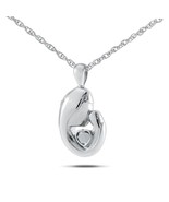 June w/ Alexandrite Stainless Steel  Pendant/Necklace Funeral Cremation Urn - $59.99