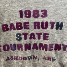 VTG 80s Baseball Shirt Ashdown Arkansas State Tournament 1983 Bantam Medium - £14.16 GBP