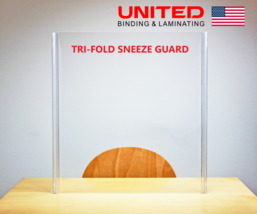 Foldable Sneeze Guard Shield PPE Protective Barrier for Schools and conferences - £66.37 GBP