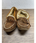 L.L. Bean Mocassin Lined Slippers Men&#39;s Size 13 Medium Shoes Houseshoes ... - $468.29 MXN