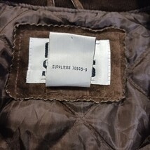 City Streets RN#93677 Men's Brown Full Zip Genuine Leather Jacket Pocket Size XL image 4