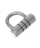 Grooved Padlog 4.0mm (6g) hasp thickness 316L Stainless Steel body jewel... - $34.09+