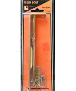 Lawrence 6 1/8&quot; Satin Brass Flush Bolt for Wood Door Min. Thickness 1-1/... - $10.60 CAD