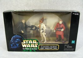 Star Wars Potf Cantina Aliens 3 Figure Pk Labria Nabrun Leids Takeel - $17.99