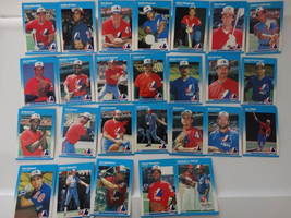 1987 Fleer Montreal Expos Team Set Of 26 Baseball Cards - $2.00