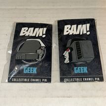 New BAM! GEEK Transformers (Starscream/Megatron) enamel pins Set Of 2 A2 - $9.85