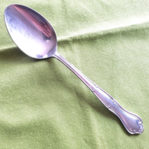 Regal Stainless Soup Spoon RLS3 Pattern Japan 7.25&quot; Scroll Edge - £4.65 GBP