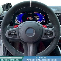 Suede Car Steering Wheel Cover for Bmw M Sport G30 G31 G32 G20 G21 G1 - $39.86