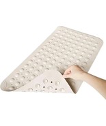 Non Slip Shower Mats for inside Shower 15 X 27.5 Inch, TPE Bathtub Mat N... - $17.51 CAD