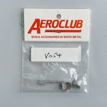 Vintage Aeroclub V054 x2 WWI Pilot Seats and Control Columns 1/72 White Metal - £6.17 GBP