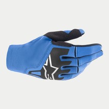 Alpinestars 2023 Techstar Blue Ram Black Adult Race Gloves MX Motocross Racing - £35.84 GBP