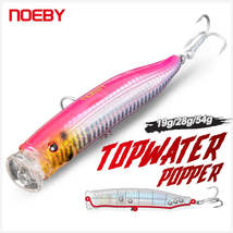 Noeby Popper Lures 10cm20g 12cm29g 15cm55g Topwater Artificial Fishing H... - £7.69 GBP+