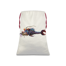 Art CG Craft Ryuuk the Fish Dragon God Sublimation Linen Drawstring Sack - £14.38 GBP+