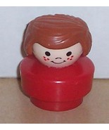 Vintage 90&#39;s Fisher Price Chunky Little People Val figure FPLP - $184.30 MXN