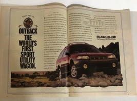 1995 Subaru Outback Vintage Print Ad Advertisement pa14 - $7.91