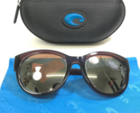 Costa Sunglasses Maya 06S9011-0455 Shiny Urchin Clear Purple Polarized 5... - $158.73