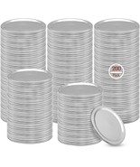 200 Pcs 70MM Lids for Canning Needs Bulk Food Grade Material Reusable Le... - $36.54