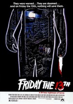 1980 Friday The 13th A 24 Hour Nightmare Of Terror Poster 11X17 Crystal Lake  - £9.28 GBP