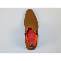 Men's TAYNO Chelsea Chukka Soft Micro Suede Zip up Boot Coupe S Camel image 10