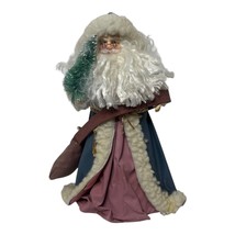 Vintage ROC Santa Christmas Bottle Tree Bag Bells Made in Taiwan 11” Tre... - $441.35 MXN