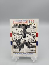 1991 Impel U.S. Olympic Hall of Fame Track and Field Card #7 Wilma Rudolph HOF - £2.73 GBP