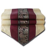 TIL138 winered table Elephant runner tablecloth tablerunner silk 150x30c... - $17.99