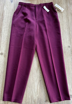 80s Levi’s Bend Over Slacks Burgundy Vintage Size 18W Tapered 32x29 Hi W... - £36.17 GBP