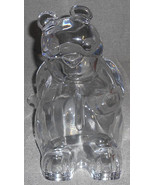 24% PbO Czech Republic GLASS BEAR BANK Nice Size and Design - $29.69